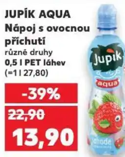 Kaufland JUPÍK AQUA Nápoj s ovocnou příchutí nabídka