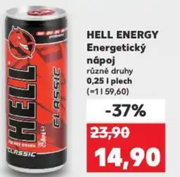 Kaufland HELL ENERGY Energetický nápoj nabídka