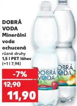 Kaufland DOBRÁ VODA Minerální voda ochucená nabídka