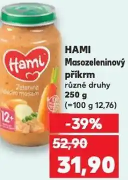 Kaufland HAMI Masozeleninový příkrm nabídka