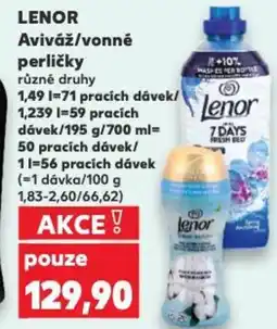 Kaufland LENOR Aviváž/vonné perličky nabídka