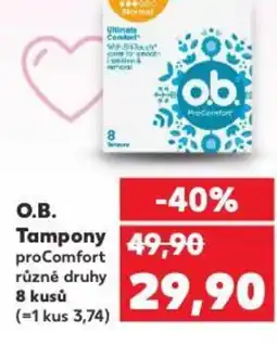 Kaufland O.B. Tampony nabídka