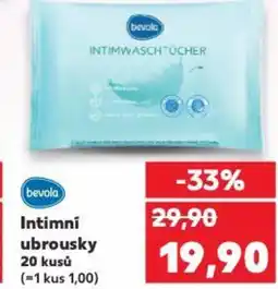 Kaufland Bevola Intimní ubrousky nabídka
