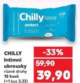 Kaufland CHILLY Intimní ubrousky nabídka