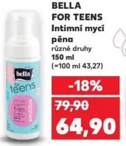Kaufland BELLA FOR TEENS Intimní mycí nabídka