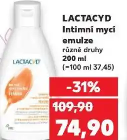 Kaufland LACTACYD Intimní mycí emulze nabídka