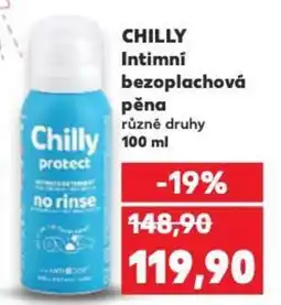 Kaufland CHILLY Intimní bezoplachová pěna nabídka