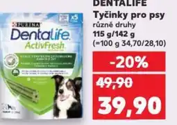 Kaufland DENTALIFE Tyčinky pro psy nabídka