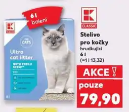 Kaufland Stelivo pro kočky hrudkujici nabídka