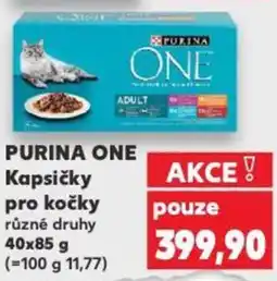 Kaufland PURINA ONE Kapsičky pro kočky nabídka