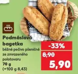 Kaufland Podmáslová bagetka nabídka