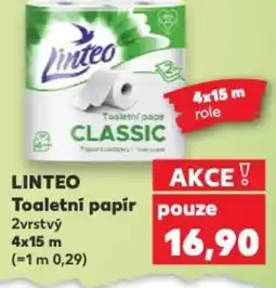 Kaufland LINTEO Toaletní papír nabídka