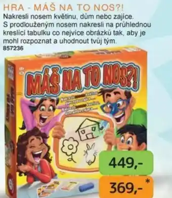 Dráčik Hra - máš na to nos?! nabídka