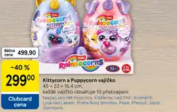 Tesco Kittycorn a Puppycorn vajíčko nabídka