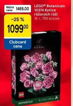 Tesco LEGO® Botanicals 10374 Kytice růžových růží nabídka