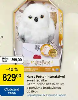 Tesco Harry Potter Interaktivní sova Hedvika nabídka