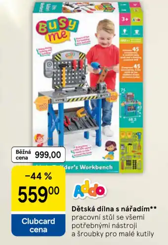 Tesco Dětská dílna s nářadím nabídka