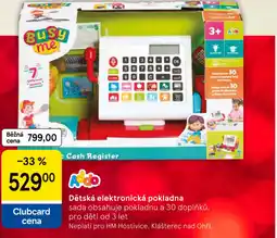 Tesco Dětská elektronická pokladna nabídka