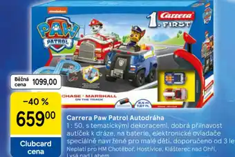 Carrera Paw Patrol Autodráha