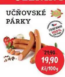 RABBIT řeznictví UČŇOVSKÉ PÁRKY 100g nabídka