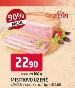 Trefa MISTROVO UZENÉ VÁHALA 100g nabídka