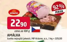 Trefa AMÁLKA šunka nejvyšší jakosti 100g nabídka