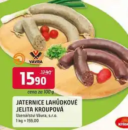 Trefa JATERNICE LAHŮDKOVÉ 100g nabídka