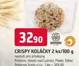 Trefa SRNIN CRISPY KOLÁČKY 2 ks/100 g nabídka