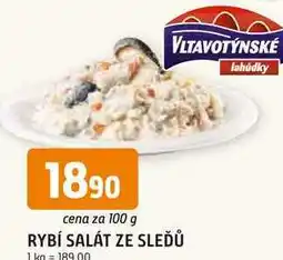 Trefa RYBÍ SALÁT ZE SLEĎŮ 100 g nabídka