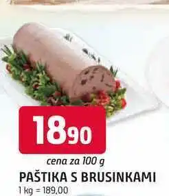 Trefa PAŠTIKA S BRUSINKAMI 100 g nabídka