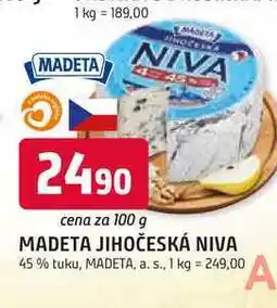 Trefa MADETA JIHOČESKÁ NIVA 45% tuku, 100g nabídka