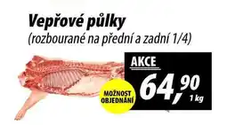 ZEMAN Vepřové půlky (rozbourané na přední a zadní 1/4), 1 kg nabídka