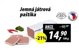 ZEMAN Jemná játrová paštika, 100 g nabídka