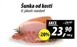 ZEMAN Šunka od kosti tř. jakosti: standard, 100 g nabídka