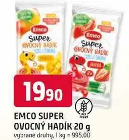Trefa Emco OVOCNÝ HADÍK 20 g nabídka