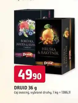 Trefa DRUID 36 g čaj ovocný, vybrané druhy nabídka