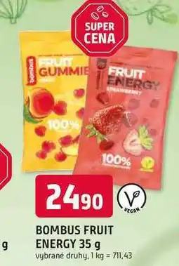 Trefa BOMBUS FRUIT ENERGY 35 g nabídka