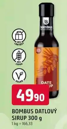 Trefa BOMBUS DATLOVÝ SIRUP 300 g nabídka