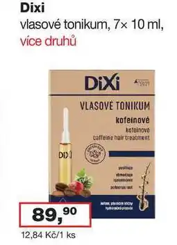 Ráj drogerie Dixi vlasové tonikum, 7x 10 ml, více druhů nabídka