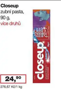 Ráj drogerie Closeup zubní pasta, 90 g, více druhů nabídka