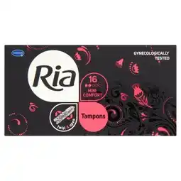 Ráj drogerie Ria Tampóny, vybrané druhy 16ks nabídka