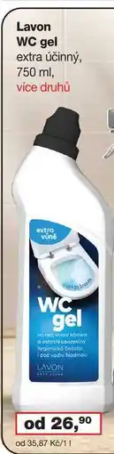 Ráj drogerie Lavon WC gel extra účinný, 750 ml, více druhů nabídka
