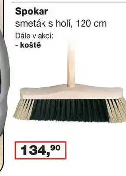 Ráj drogerie Spokar smeták s holí, 120 cm nabídka