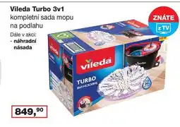 Ráj drogerie Vileda Turbo 3v1 kompletní sada mopu na podlahu nabídka