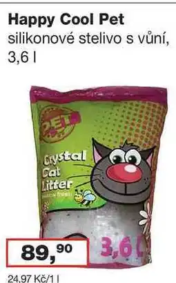 Ráj drogerie Happy Cool Pet silikonové stelivo s vůní, 3,6l nabídka