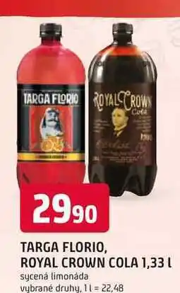 Trefa ROYAL CROWN COLA 1,33 L sycená limonáda nabídka