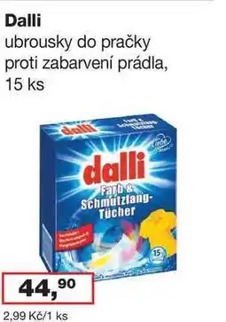 Ráj drogerie Dalli ubrousky do pračky proti zabarvení prádla, 15 ks nabídka