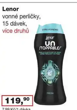 Ráj drogerie Lenor vonné perličky, 15 dávek, více druhů nabídka