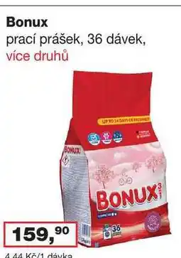 Ráj drogerie Bonux prací prášek, 36 dávek, více druhů nabídka