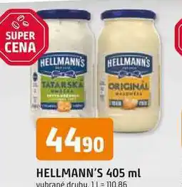 Trefa Hellmann's tatarská omáčka, majonéza 405ml nabídka